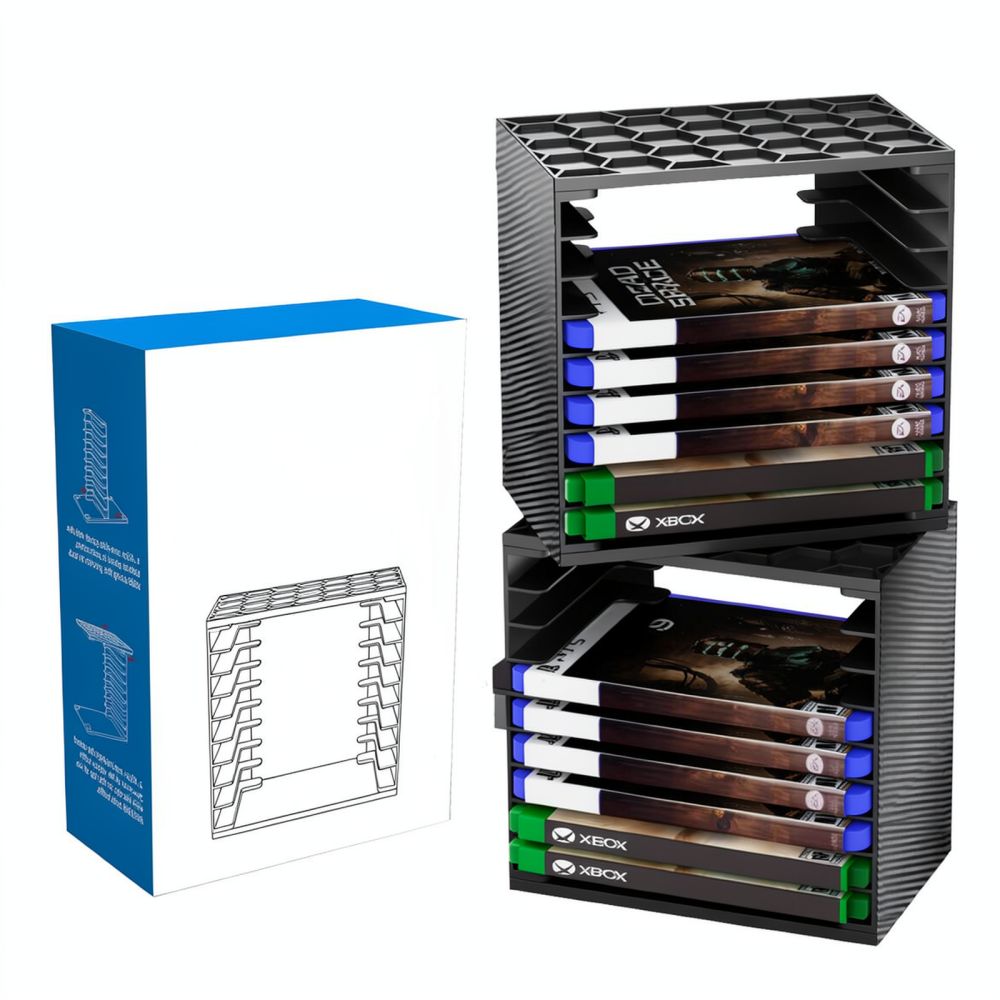 Gaming Console Display Case - Вертикальная подставка для хранения игровых карт