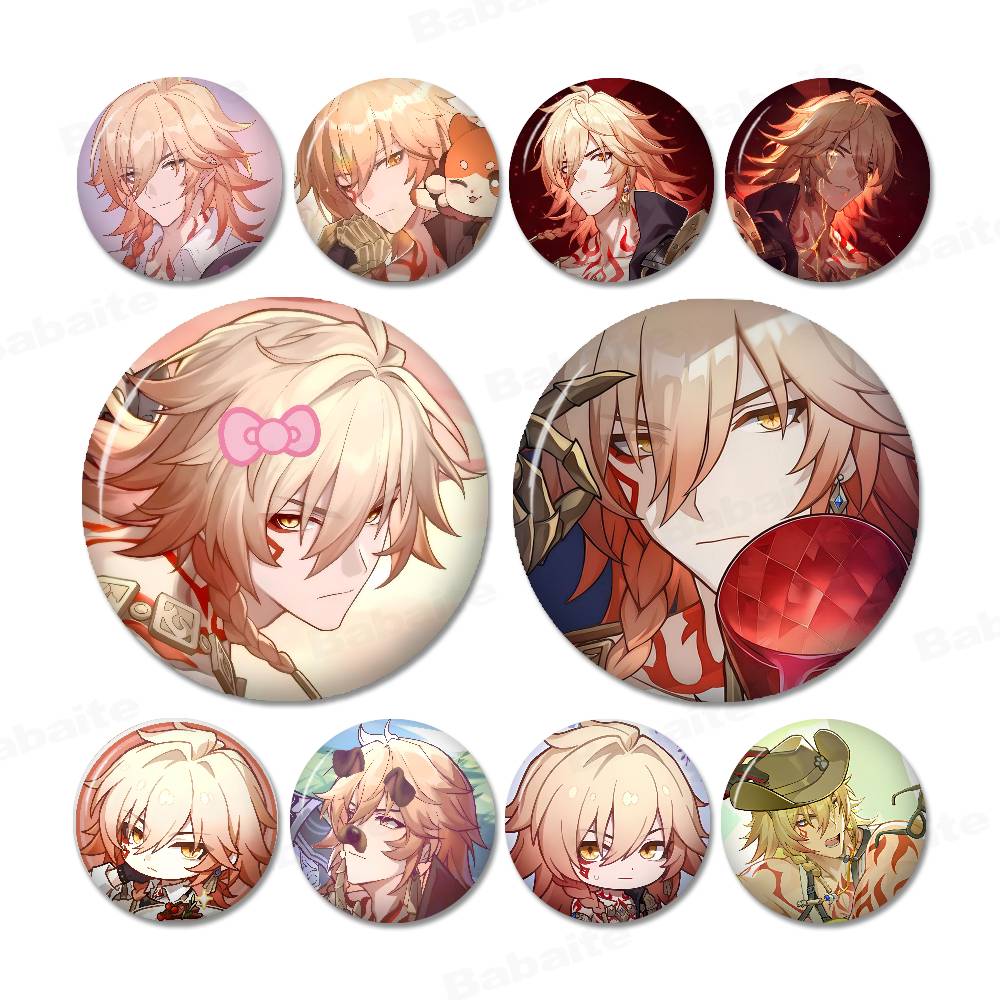 Gaming Console Buttons - Брошь-значок Honkai Star Rail Mydei: Забавный,