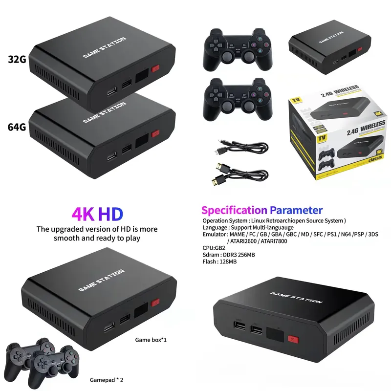 Gaming Console In - Игровая приставка M8plus HD с двумя