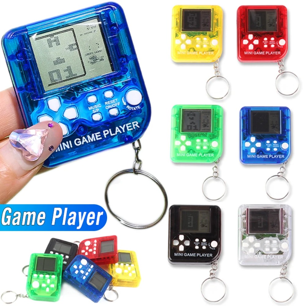 Gaming Console Keychain - Портативная мини-игровая консоль: классические электронные игры,
