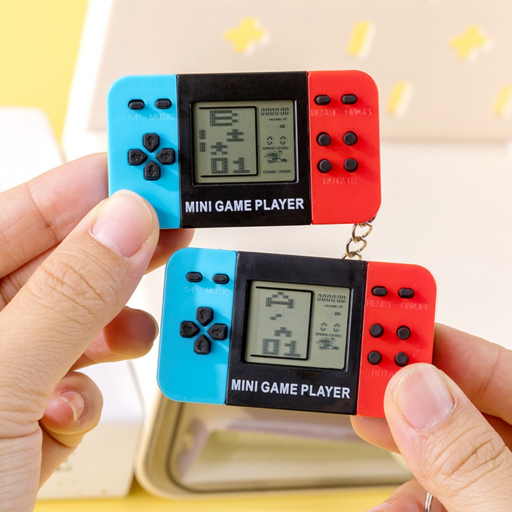 Gaming Console Keychain - Классическая портативная игровая консоль-брелок Тетрис: ретро-головоломка