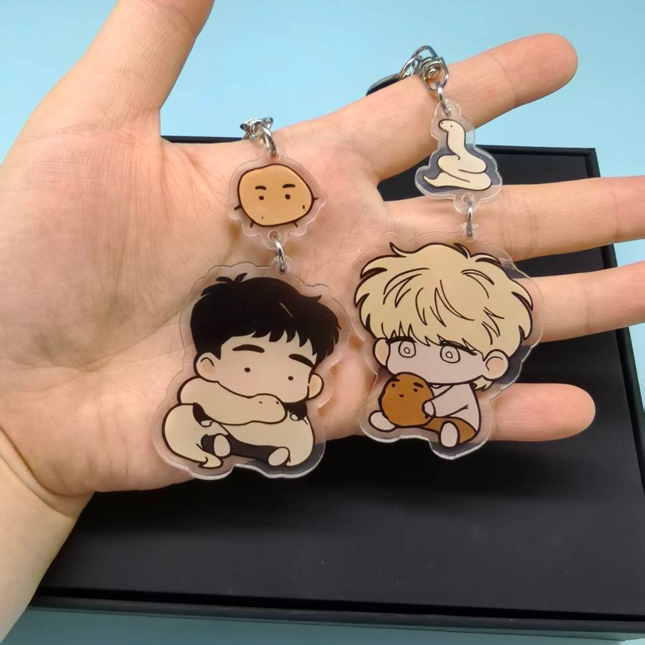 Gaming Console Keychain - Акриловый брелок «Соблазнение Священной Змеи» по