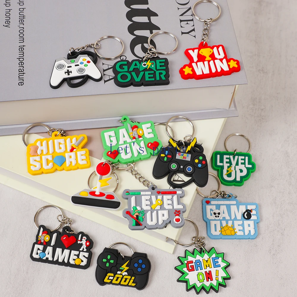 Gaming Console Keychain - 13 шт., брелок для видеоигр на