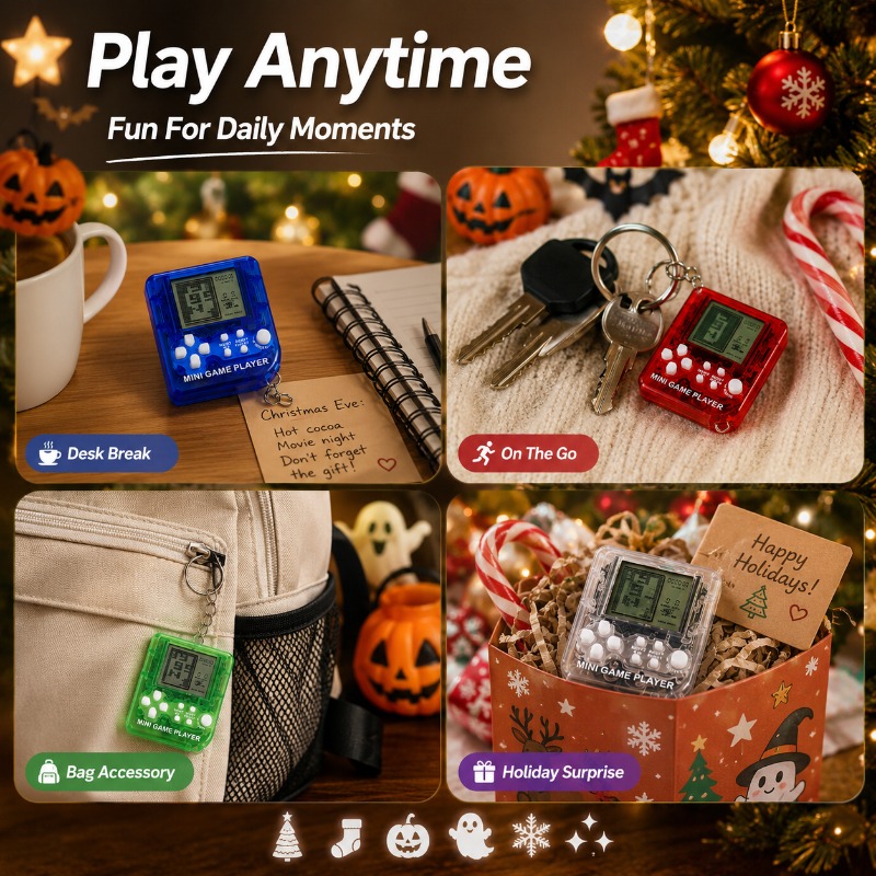 Мини-консоль для игры в тетрис – обзор и цена Gaming Console Keychain