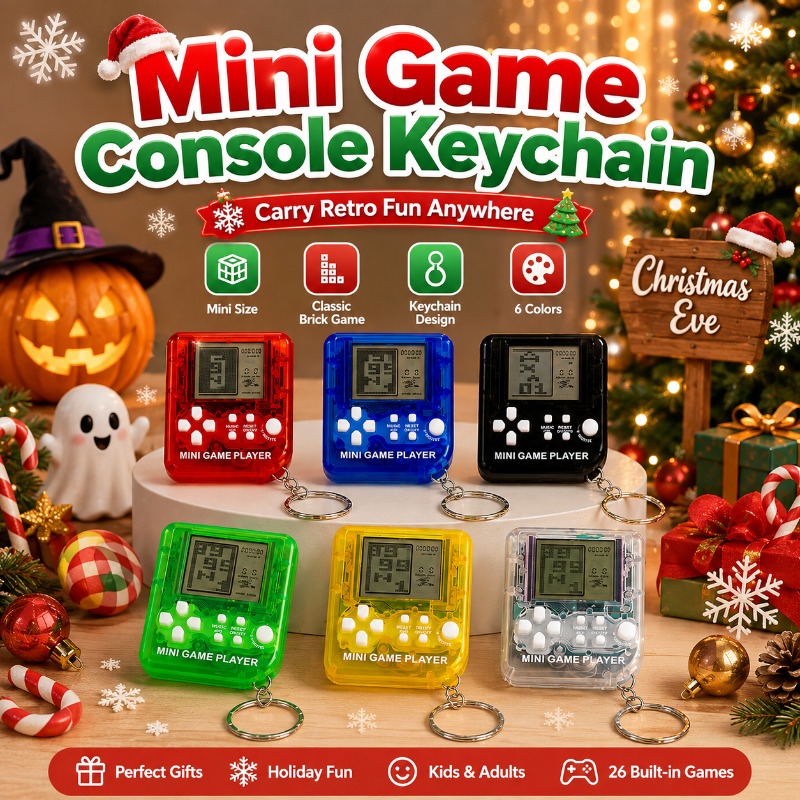 Мини-консоль для игры в тетрис – обзор и цена Gaming Console Keychain