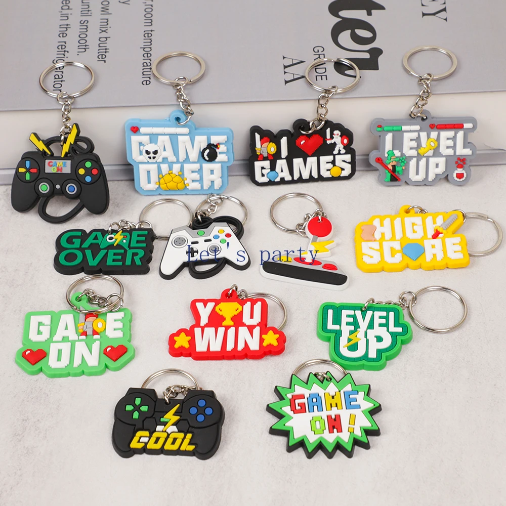 13 шт., брелок для видеоигр на – обзор и цена Gaming Console Keychain